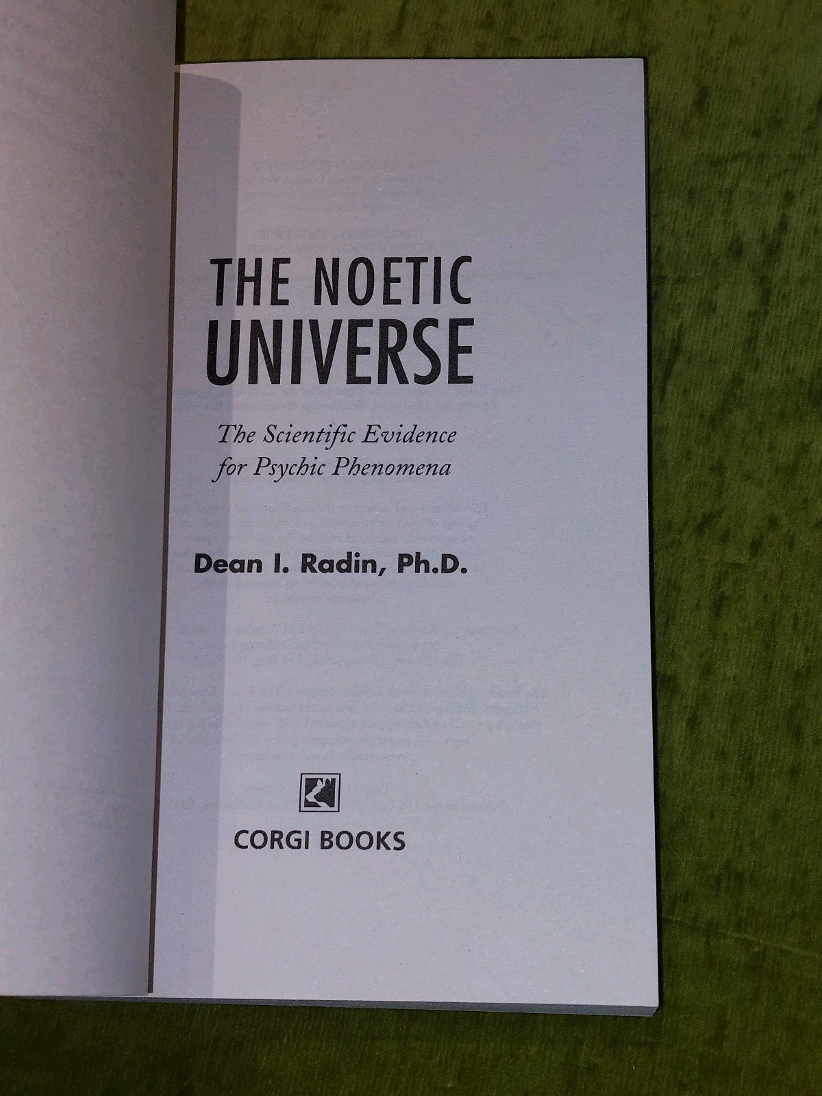 The Noetic Universe Paperback Book by Dean Radin2