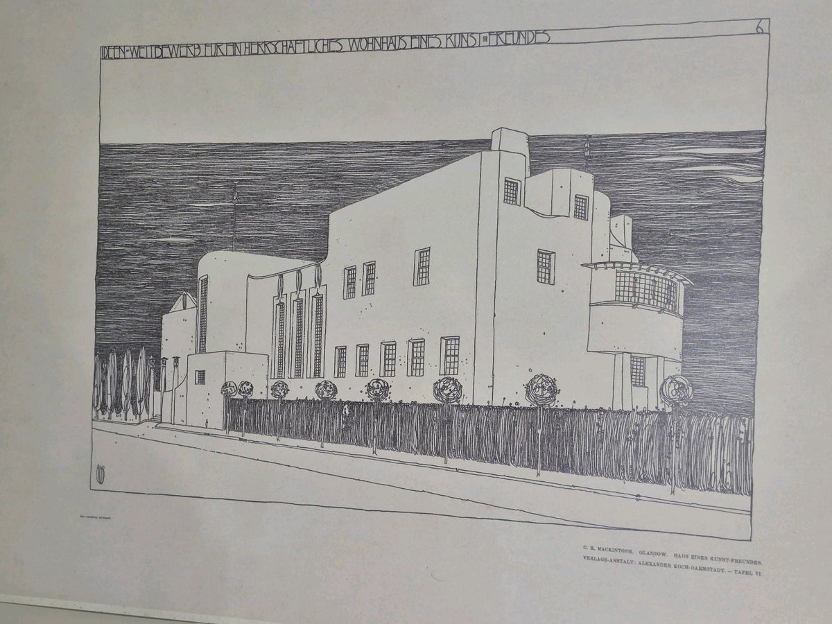 Charles Rennie Mackintosh Das Haus eines Kunstfreundes 2 Meister Incomplete11