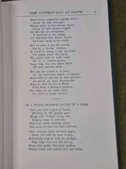 Rustic Rhymes Dauvit's Wife Geo. Blaik Abbotshall 1916 Fifeshire Advertiser6
