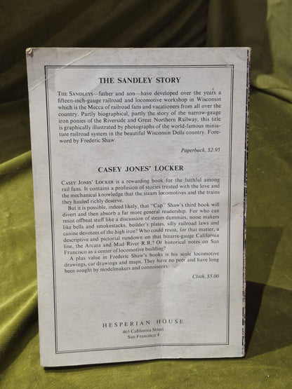 The Sandley Story First Edition Book 1960 Story Of 15” Gauge Railroad 2