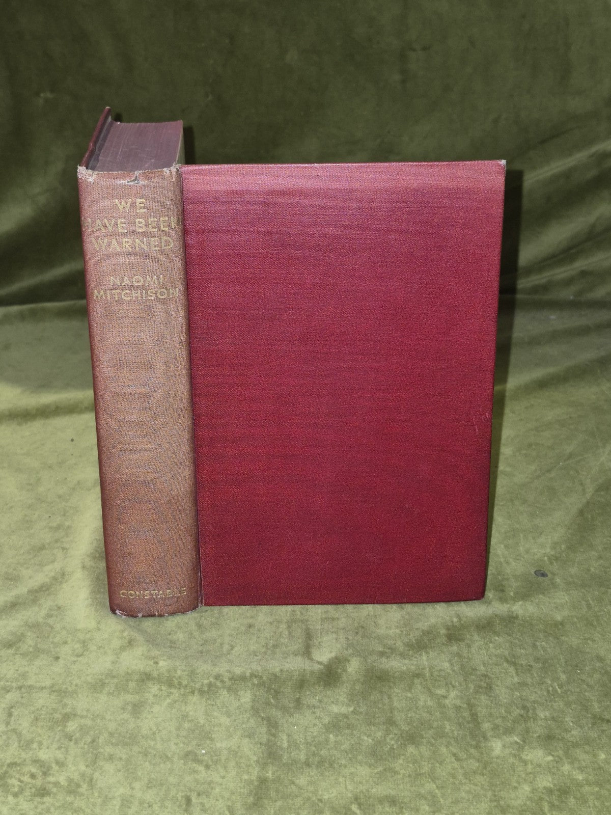 Naomi Mitchison - We Have Been Warned - Constable & Co 1935 1st Ed HB0