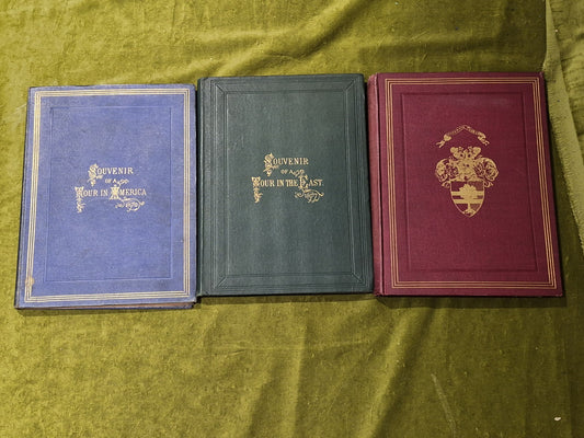 John Watson Souvenir of a tour Egypt Palestine Syria America Canada 1872 Signed0