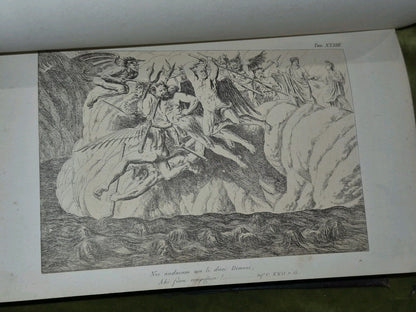Divina Commedia Dante illustrated by Luigi Ademollo copper plates Devine Comedy13