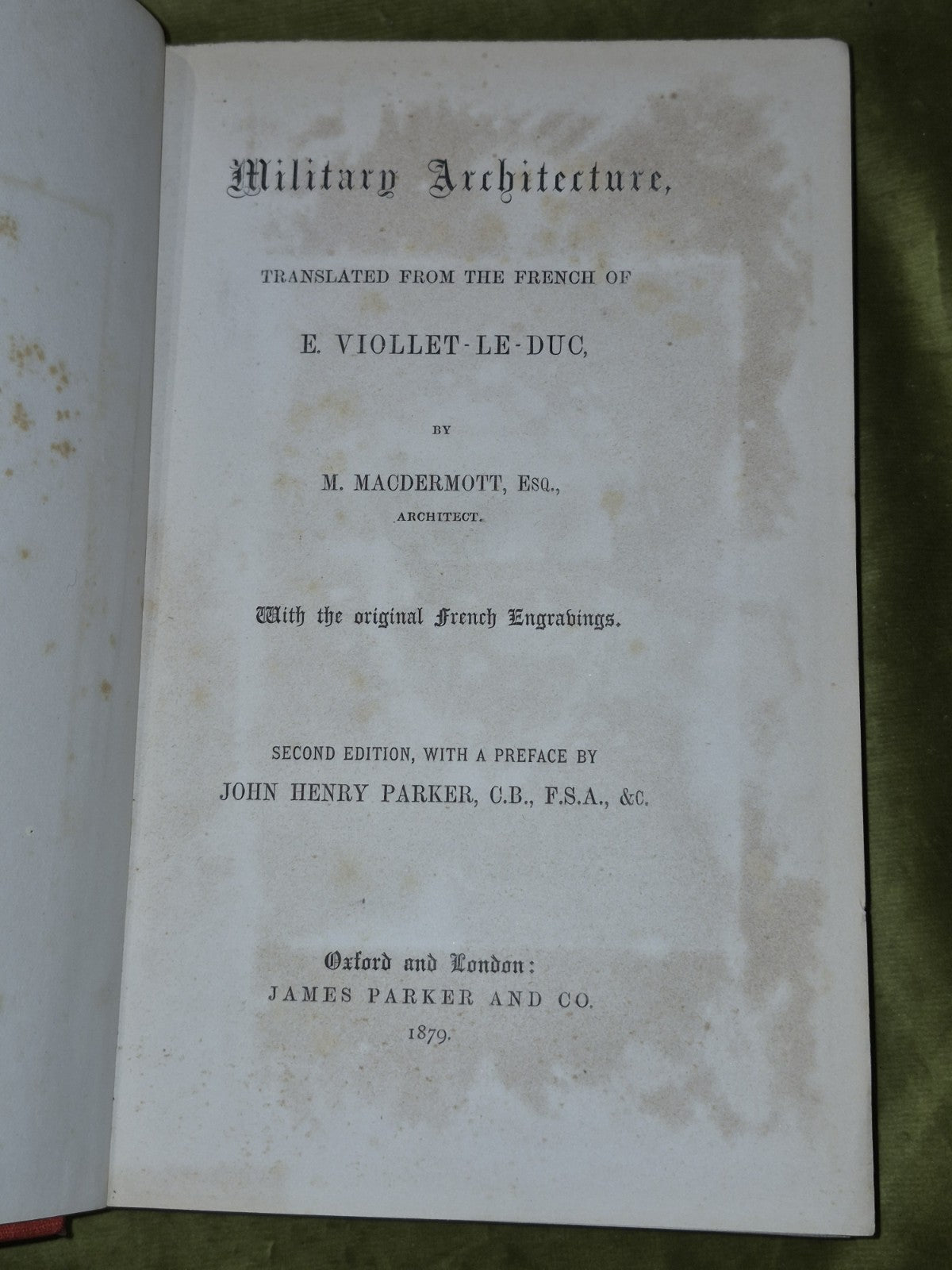 Military Architecture (1879) Viollet Le Duc Second Edition6