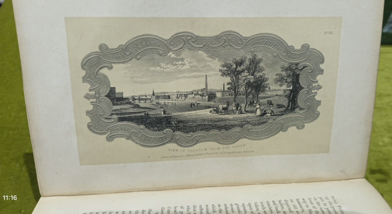 Sketches Of The History Of Glasgow By James Pagan 1847 - VGC 12