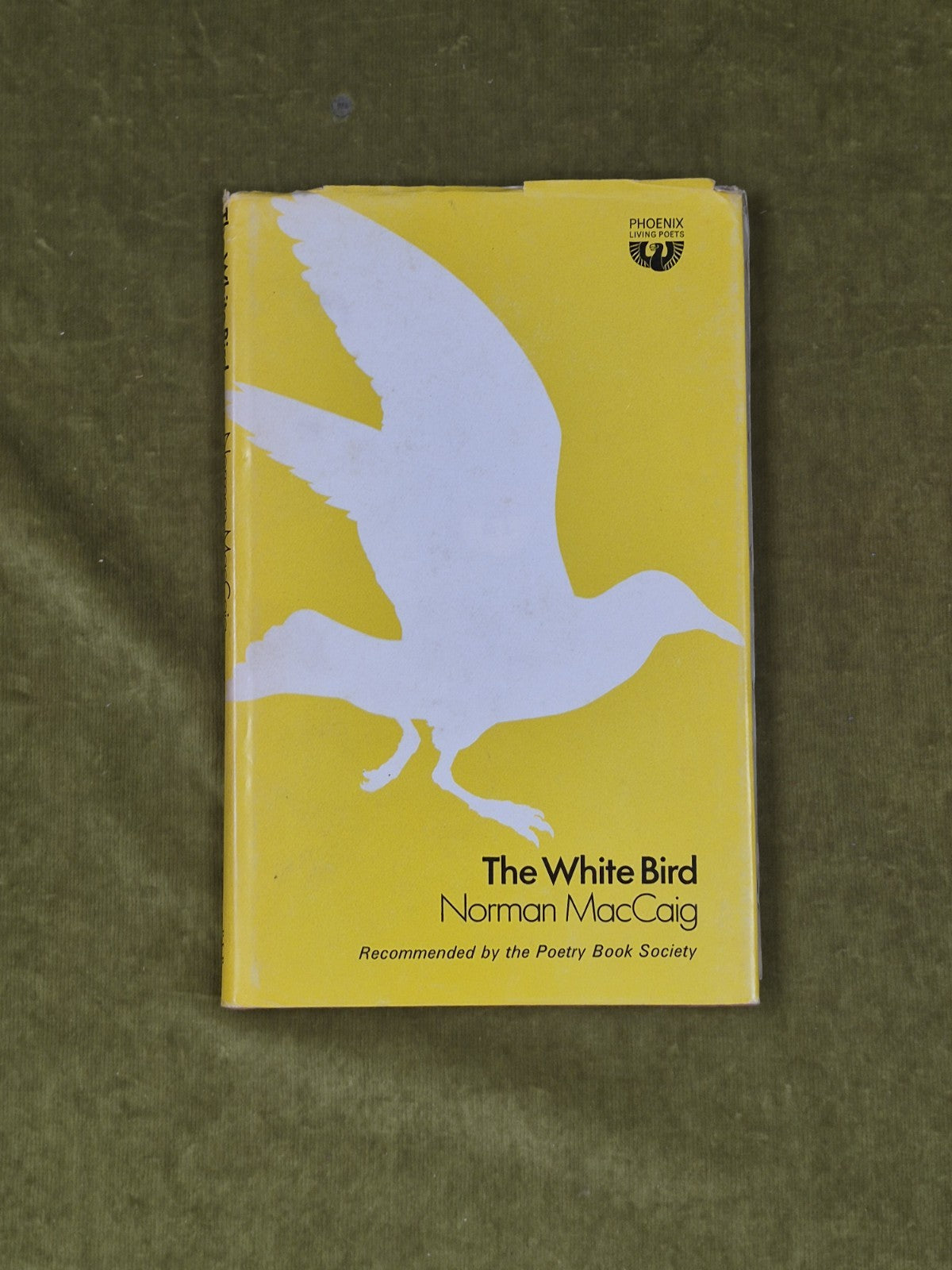 The white bird by Norman MacCaig 1973 1st HB DJ Chatto & Windus0