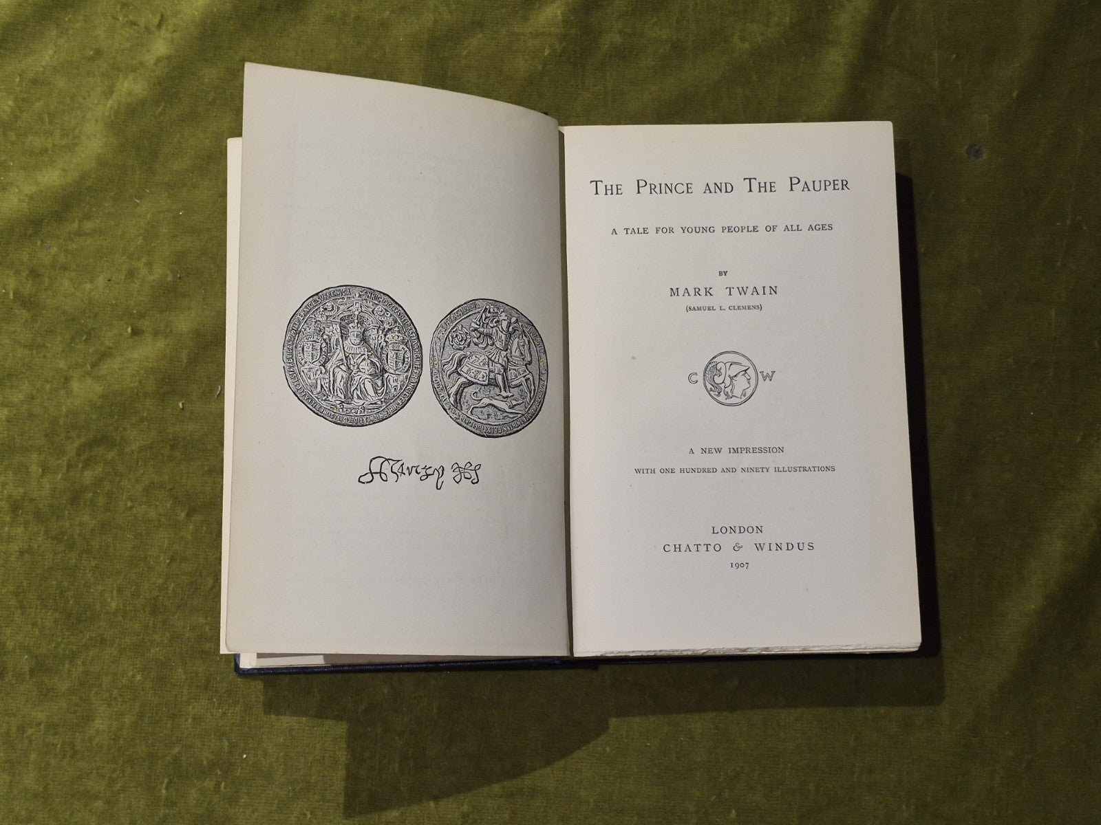 Prince and the Pauper - Mark Twain , Chatto & Windus 19074