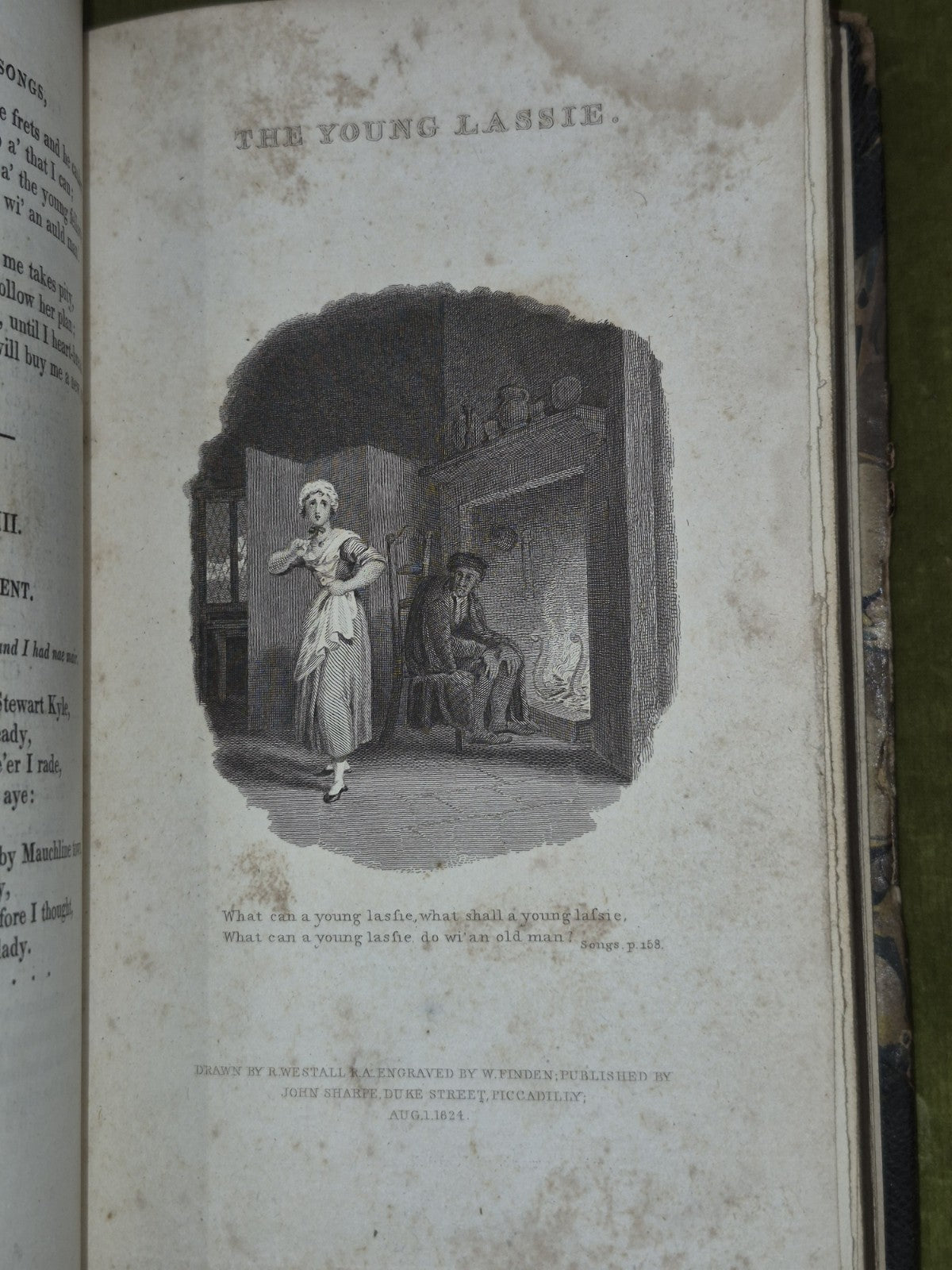 Songs Chiefly in the Scottish Dialect by Robert Burns 1824 John Sharpe hardback9