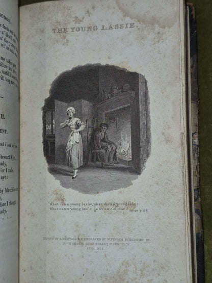 Songs Chiefly in the Scottish Dialect by Robert Burns 1824 John Sharpe hardback9