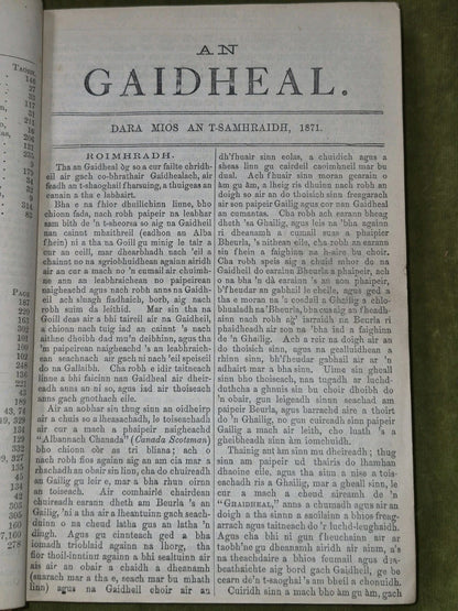 An Gaidheal Paipeir-Naidheachd Leabhar-Sgeoil Gaidhealach 18735