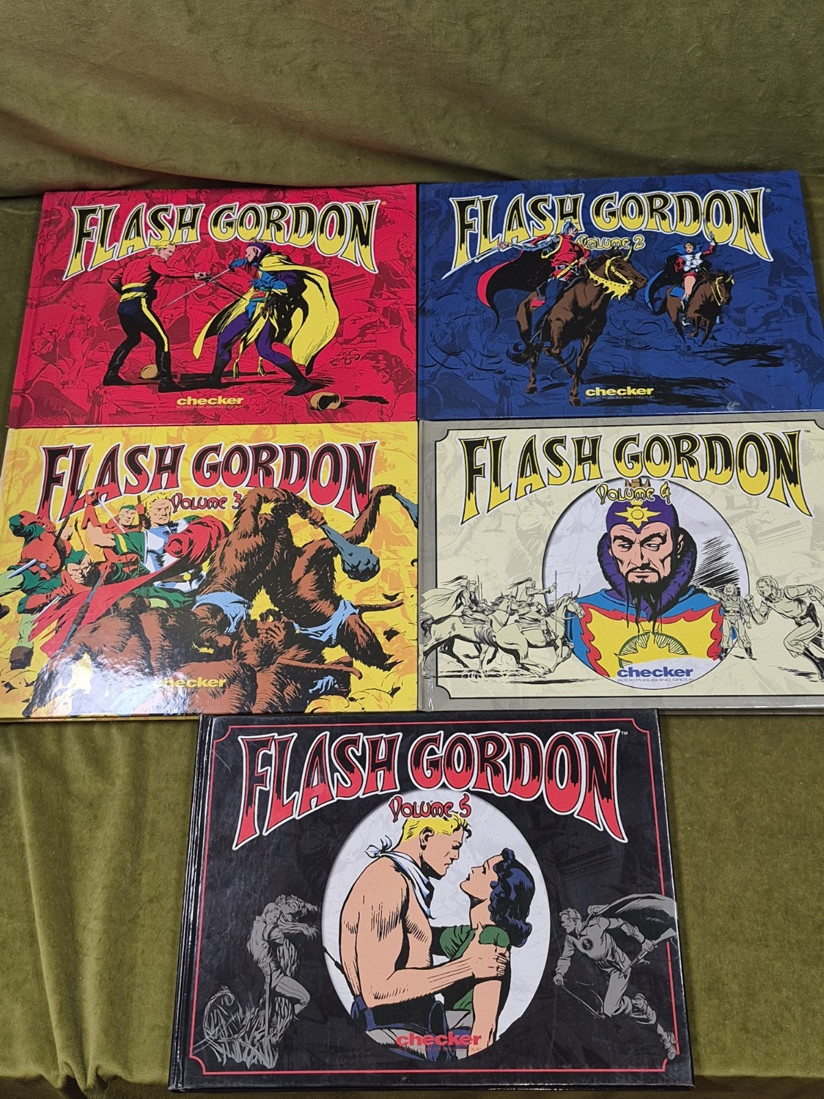 FLASH GORDON by Alex Raymond Vols 1-5 - Checker Books (2005)1