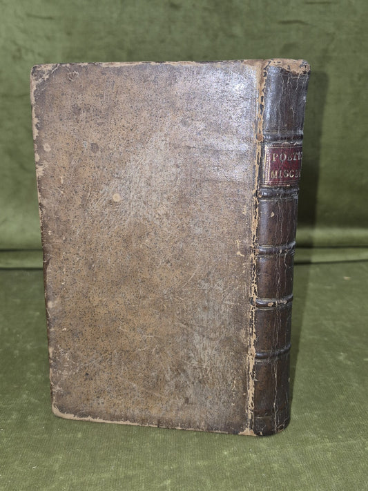 Poetical Miscellany Milton Dryden Pope Addison Gay Parnel James Williams 1774 1