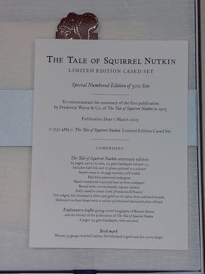 Beatrix Potter 100 Years of Squirrel Nutkin Cased Book Box Ltd Print Centenary 5