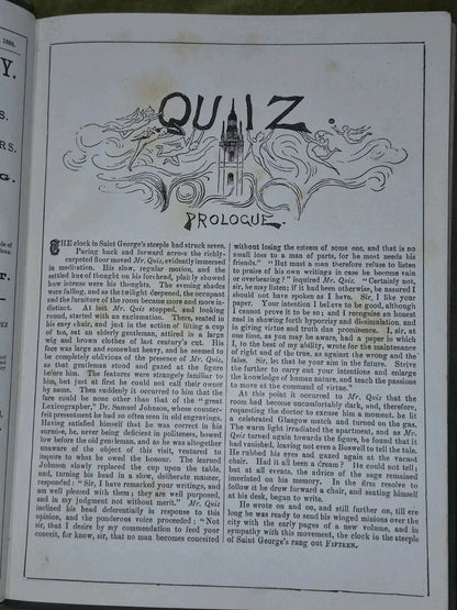 QUIZ Victorian Comical Periodical / Magazine - Glasgow 1881 to 1888 Vol 1 to 1512