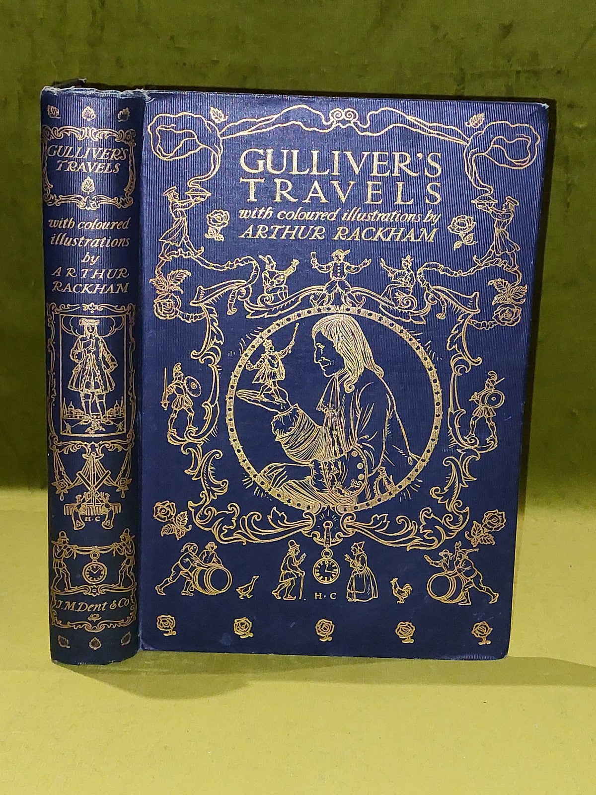 Gulliver's Travels  Arthur Rackham colour illustrations J M Dent (1909) Hb Book0