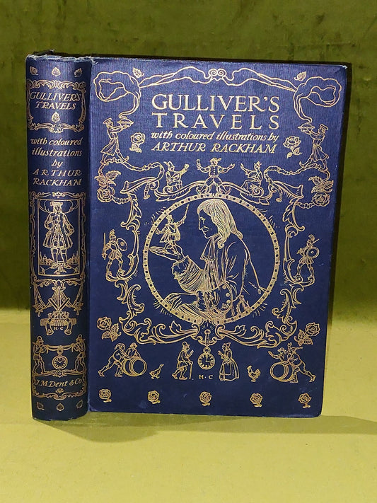 Gulliver's Travels  Arthur Rackham colour illustrations J M Dent (1909) Hb Book0