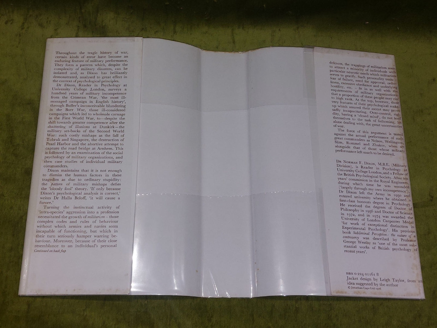 On the Psychology of Military Incompetence Norman F Dixon (1984)3
