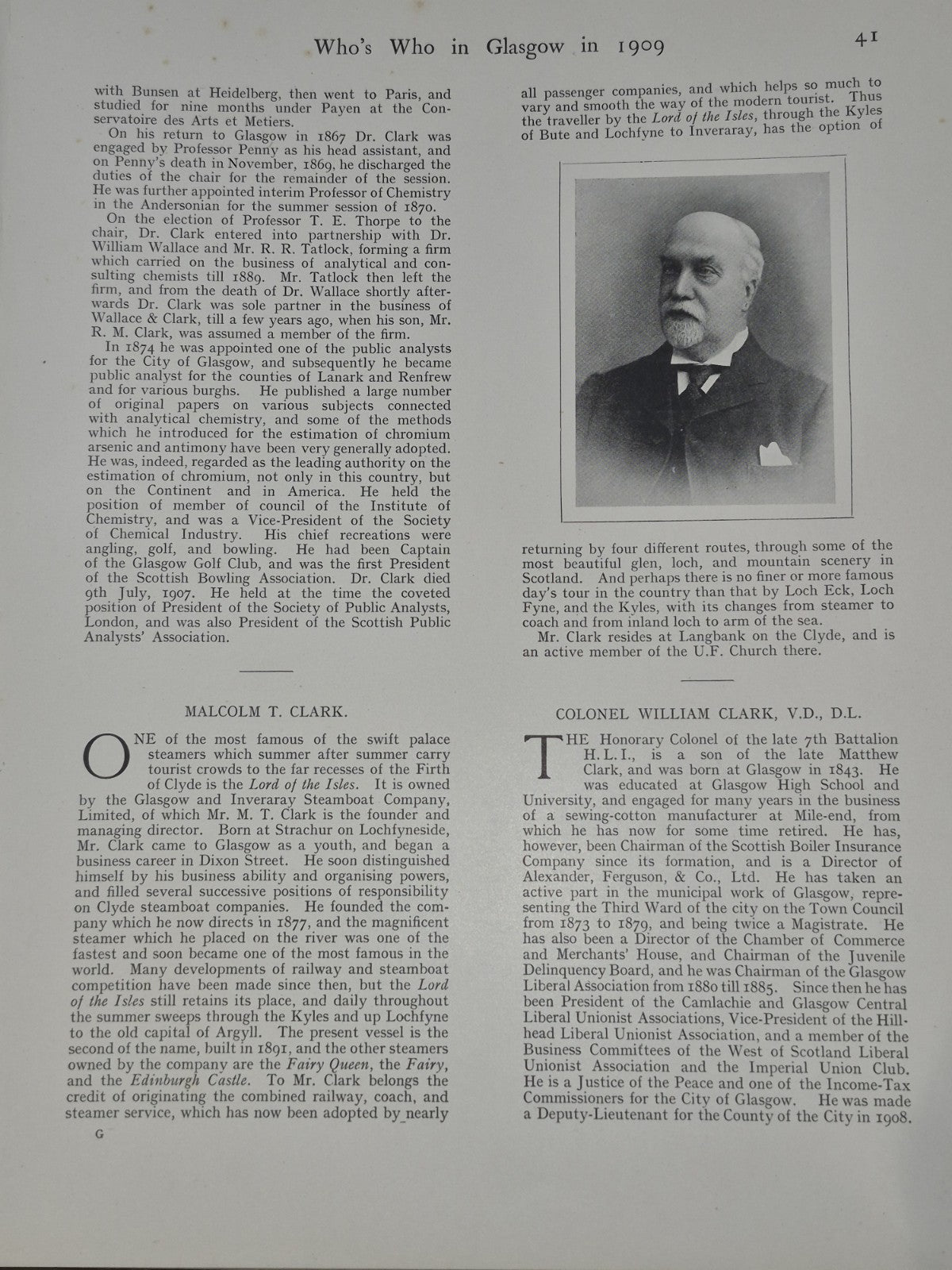 Who’s Who In Glasgow 1909 - Illustrated Ltd.  Edition No. 141 / 750 - Eyre-Todd6