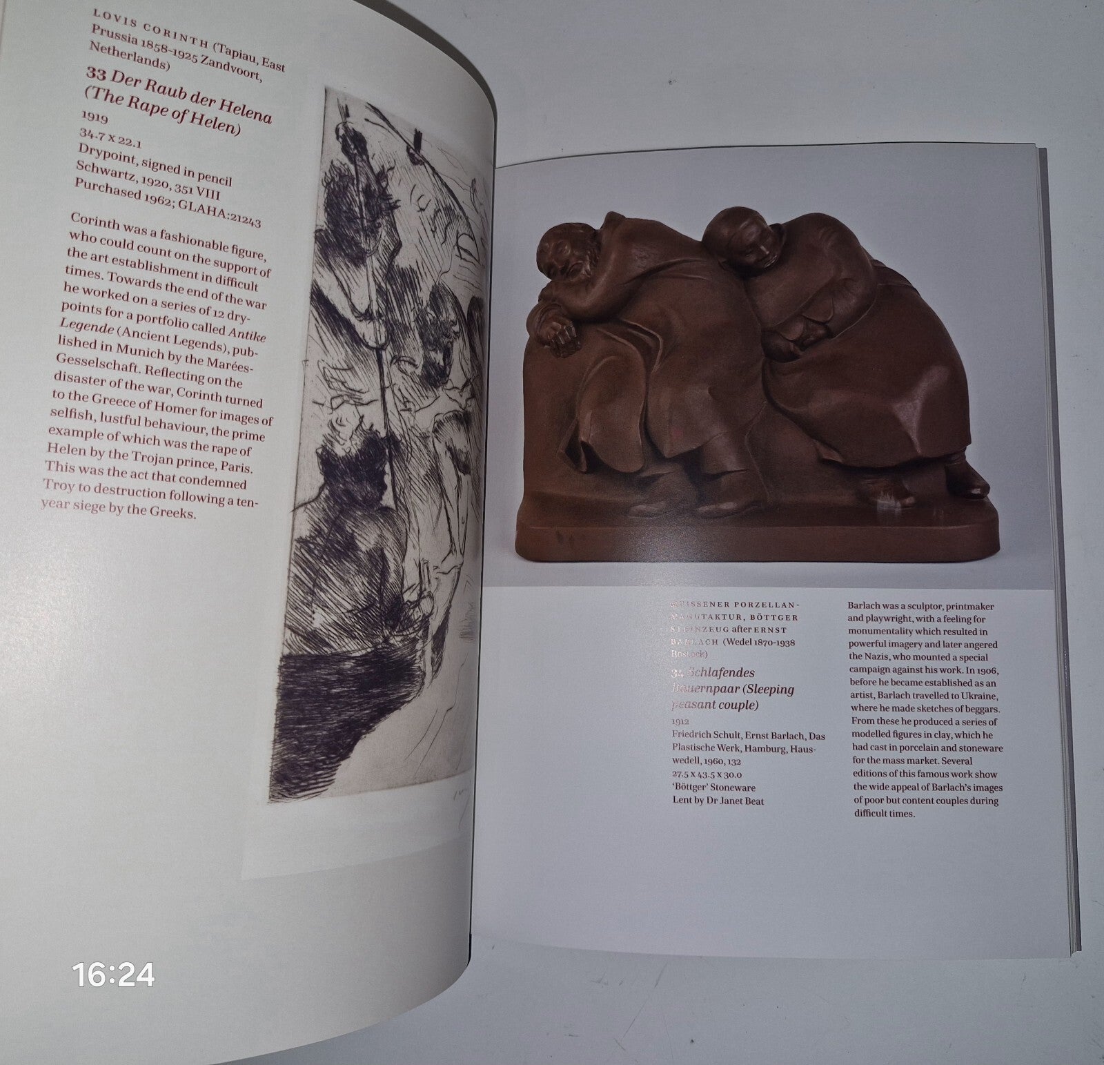 THE GERMAN REVOLUTION: EXPRESSIONIST PRINTS 2019 PAPERBACK. VGC. 4