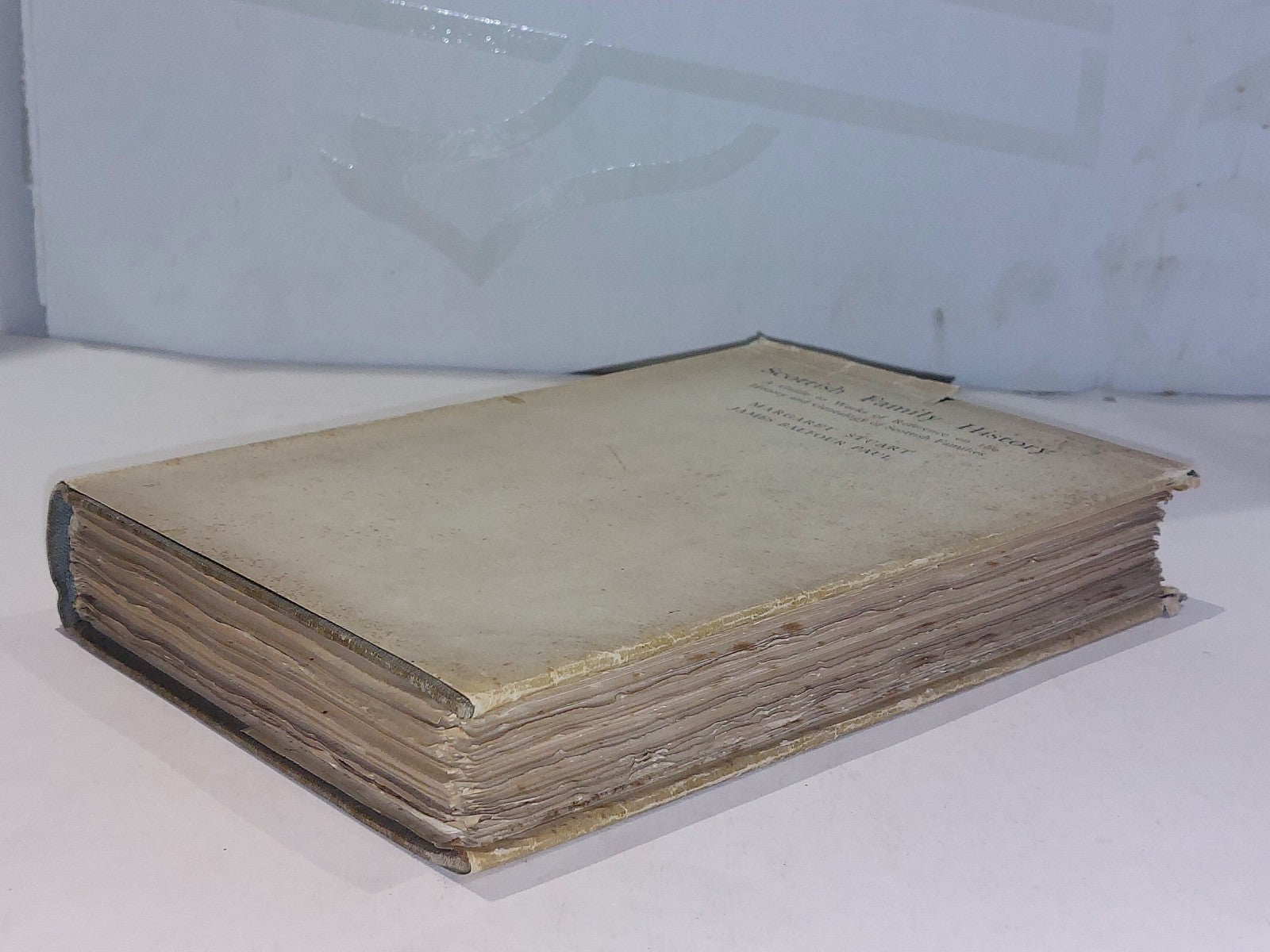 Scottish Family History By M Stuart (1930) [Oliver & Boyd] Hb Book With Dj8