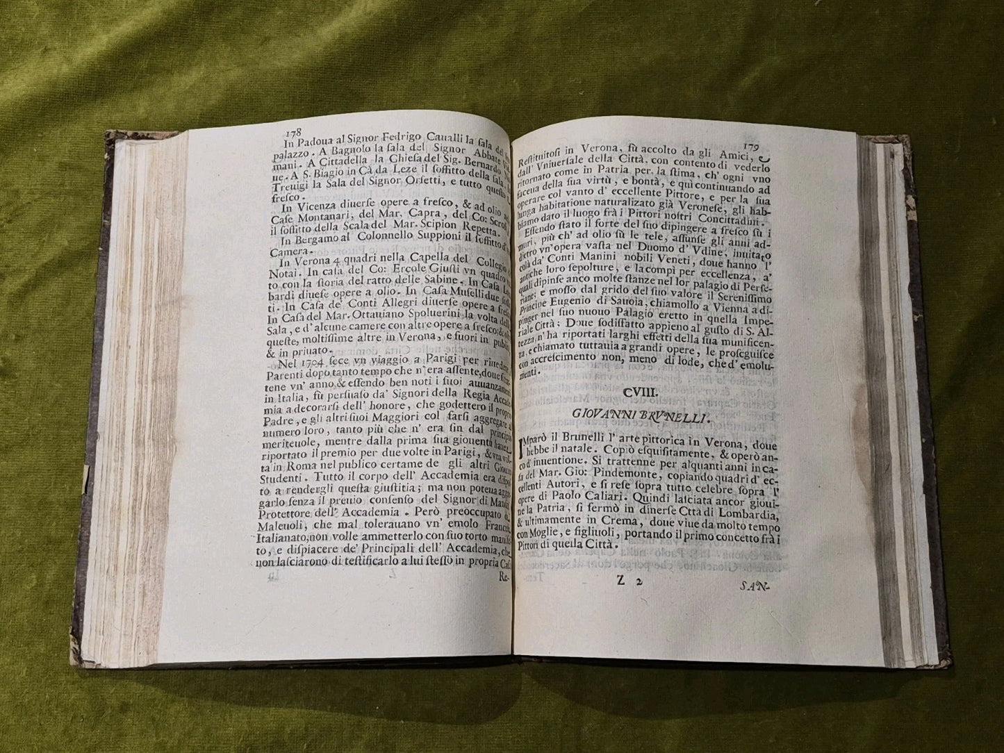Le Vite dei Pittori Scultori et Architetti Veronesi - 1743 antiquarian hardcover5