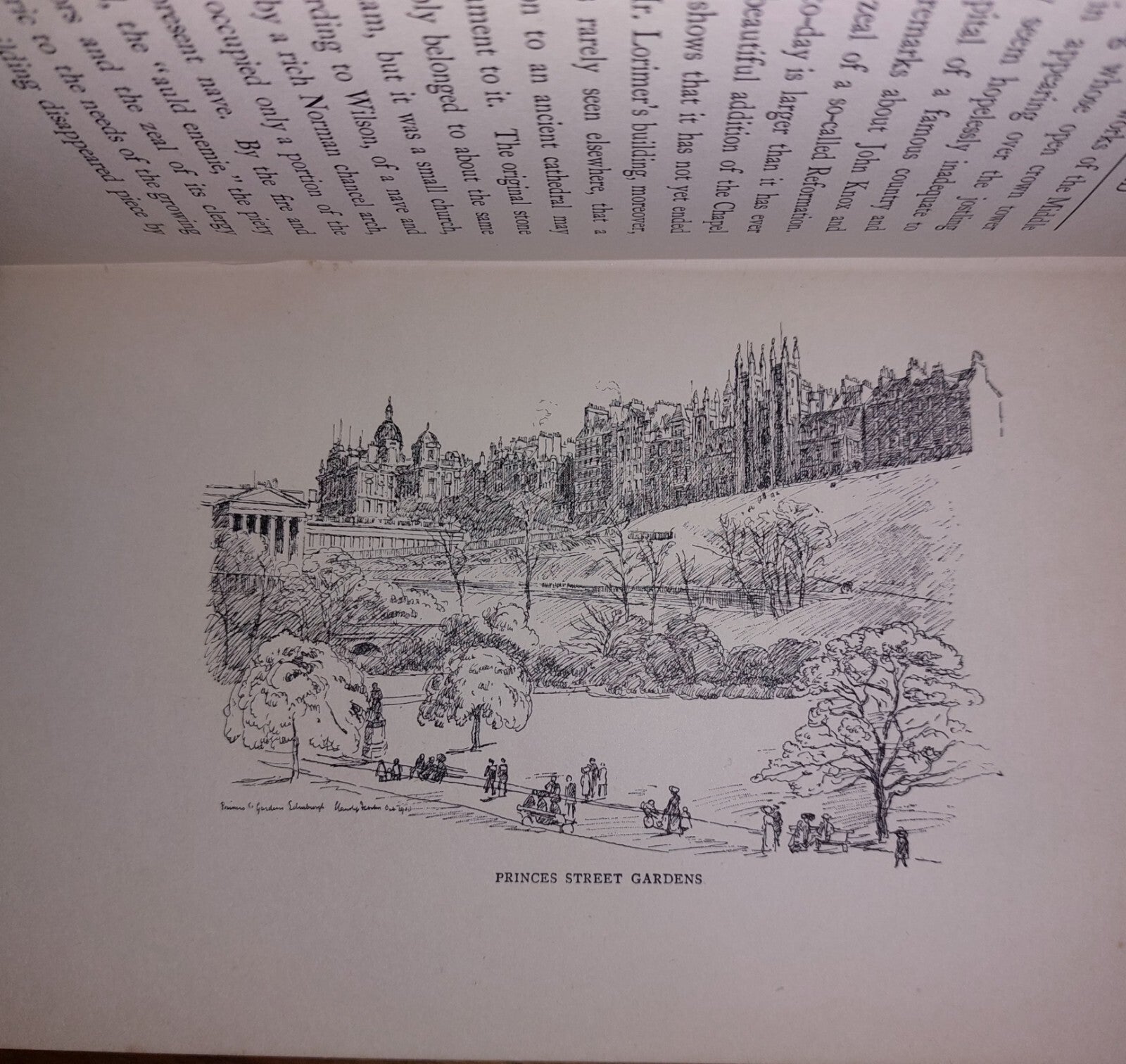 1913 2nd EDITION EDINBURGH REVISITED JAMES BONE & HANSLIP FLETCHER HARD COVER VG21
