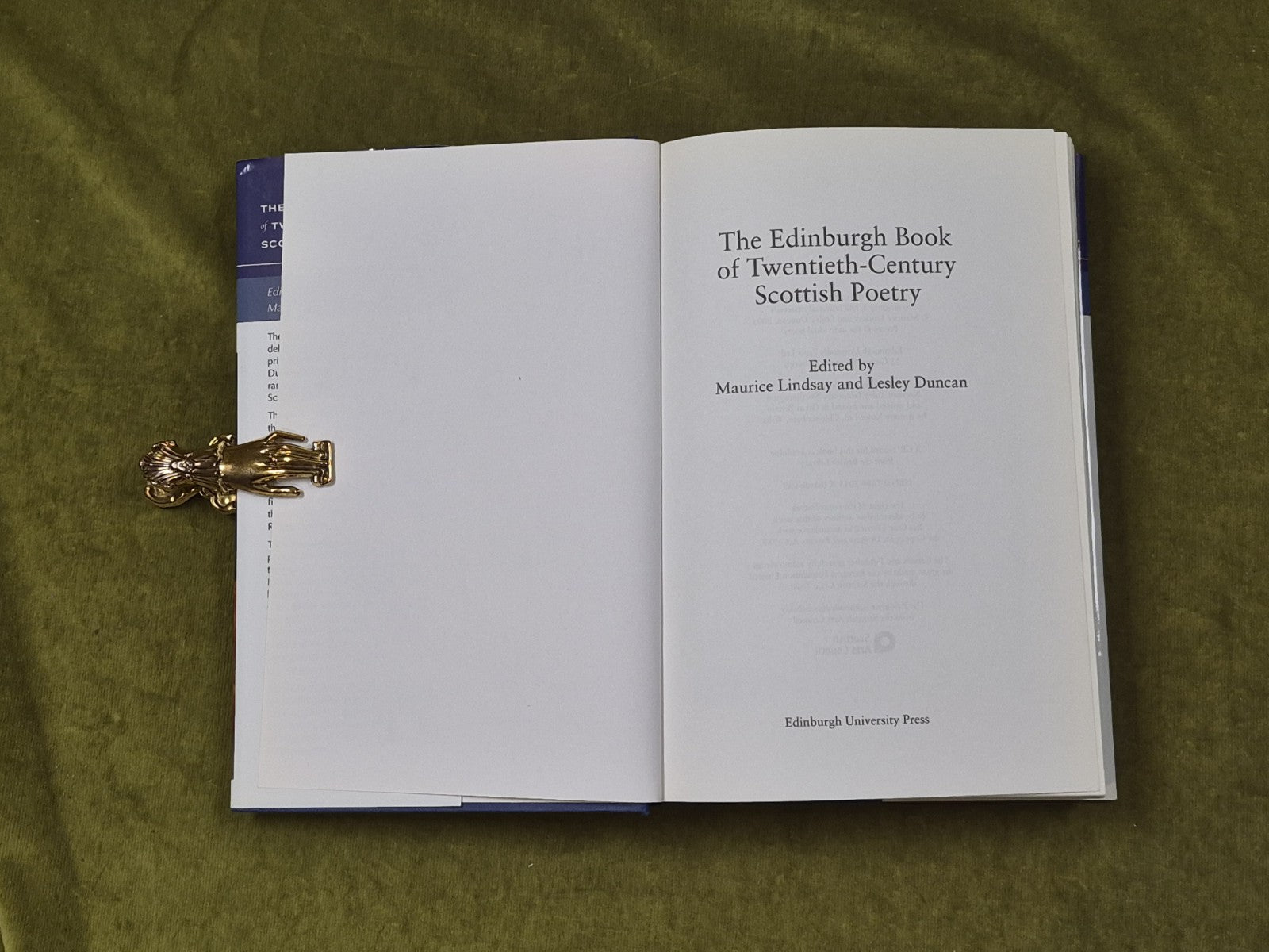 The Edinburgh Book of Twentieth-Century Scottish Poetry - Lindsay & Duncan 20053