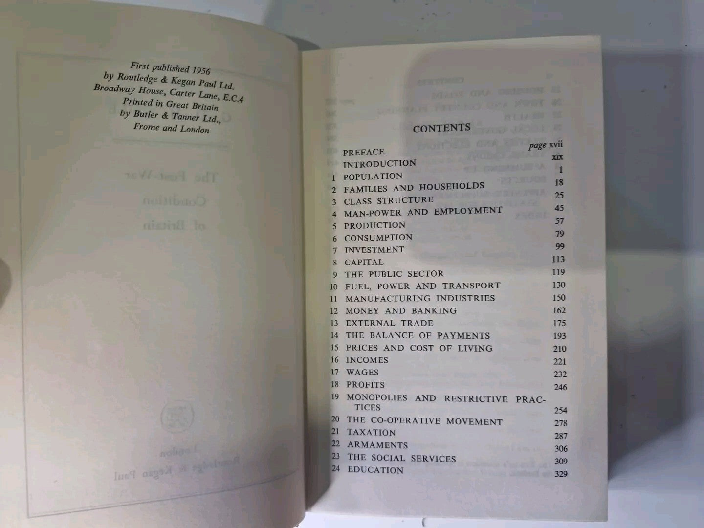 The PostWar Condition of Britain, Cole, G.D.H., Good Condition, ISBN4