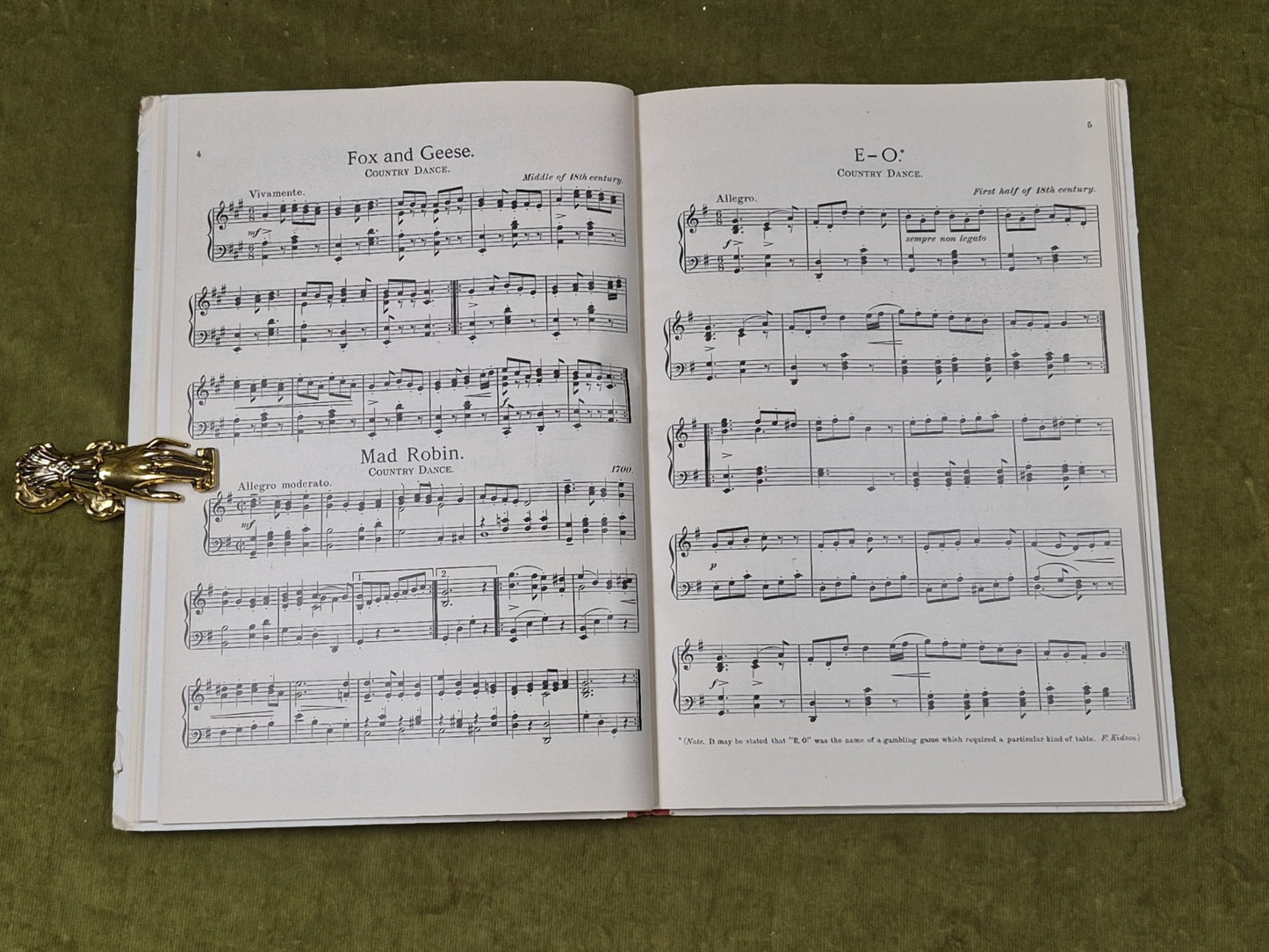 Dances of the Olden Time - Alfred Moffat , Frank Kidson , Bayley & Ferguson 19125