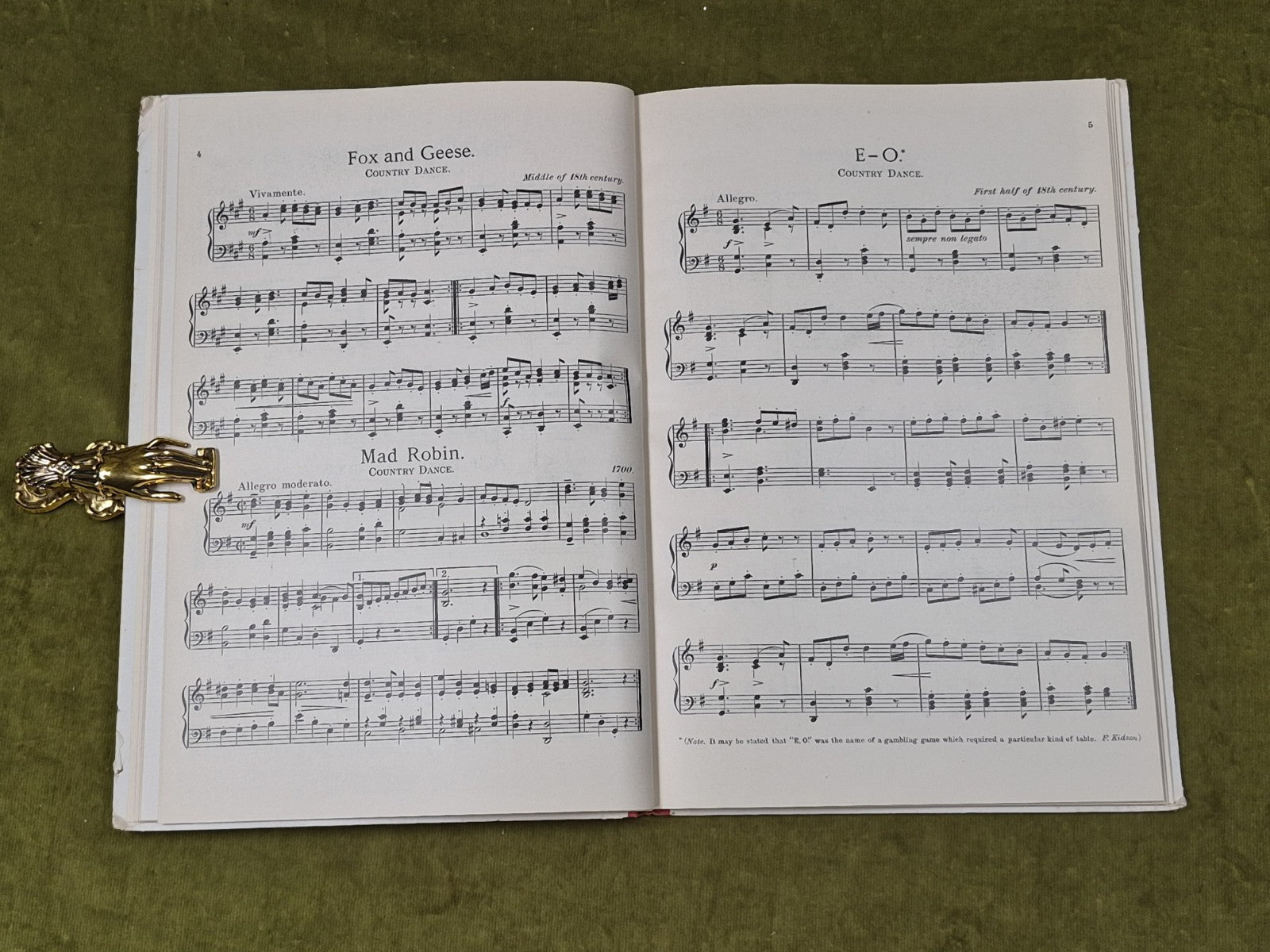 Dances of the Olden Time - Alfred Moffat , Frank Kidson , Bayley & Ferguson 19125