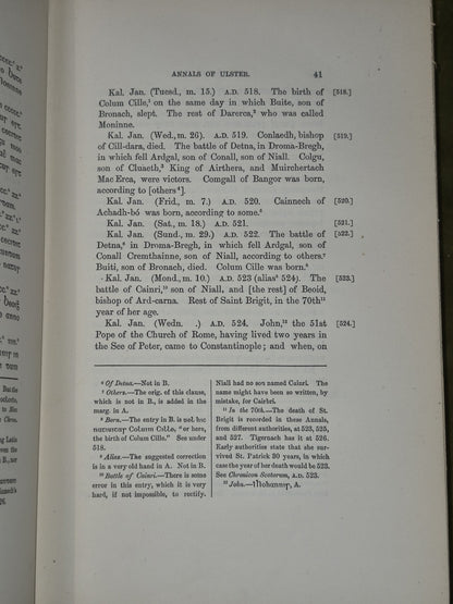 Annals of Ulster 431-1056 1887 Vol I William Hennessy Irish Affairs7