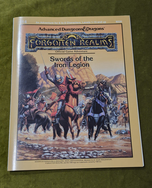 AD&D Forgotten Realms I14 Swords of the Iron Legion 9226 TSR 19880