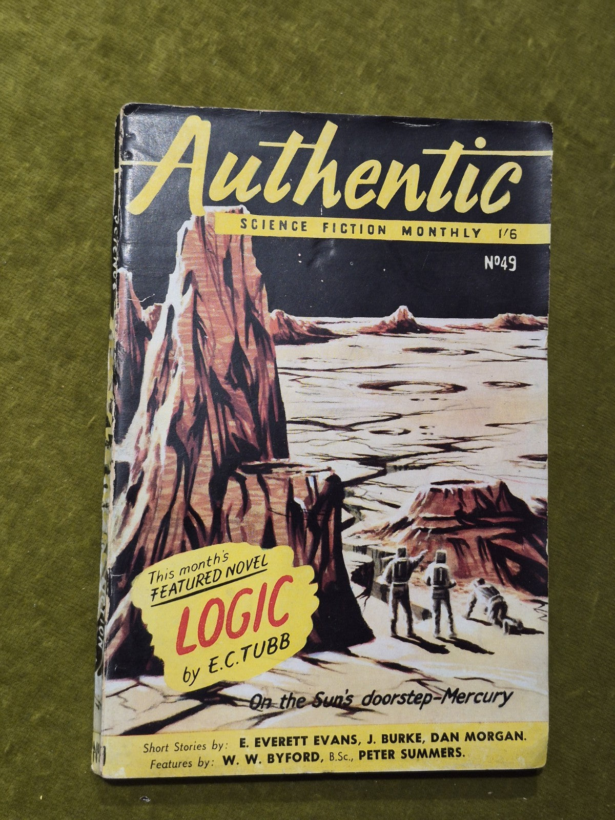 Authentic Science Fiction Monthly Hamilton 1950s Issues 29 and 32 to 50. Job Lot20