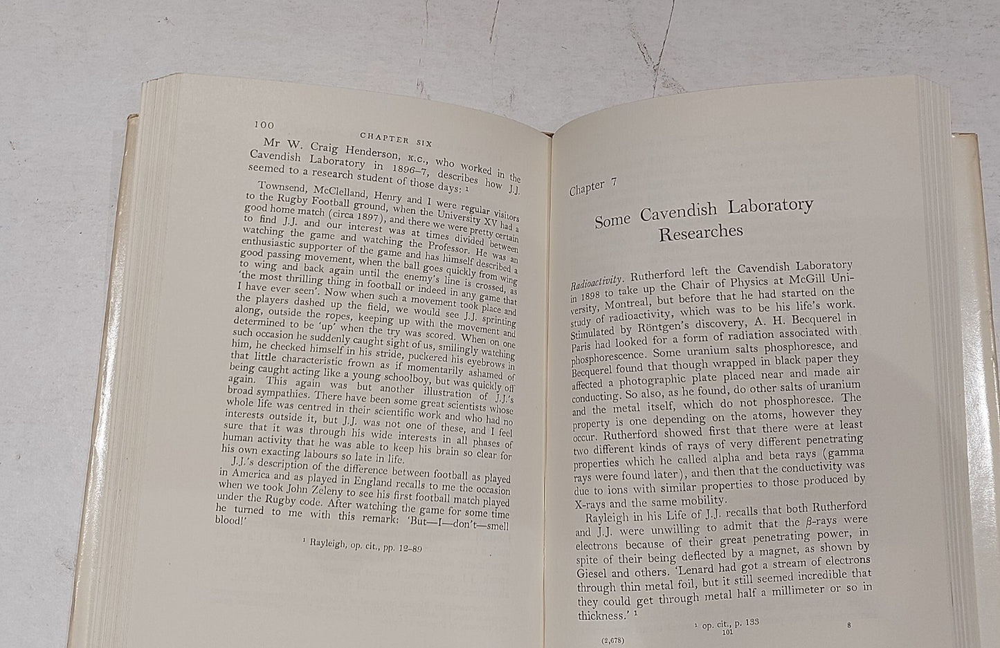 J. J. Thomson (1965) By George Thomson Hb Book5