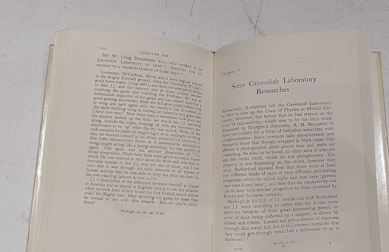 J. J. Thomson (1965) By George Thomson Hb Book5