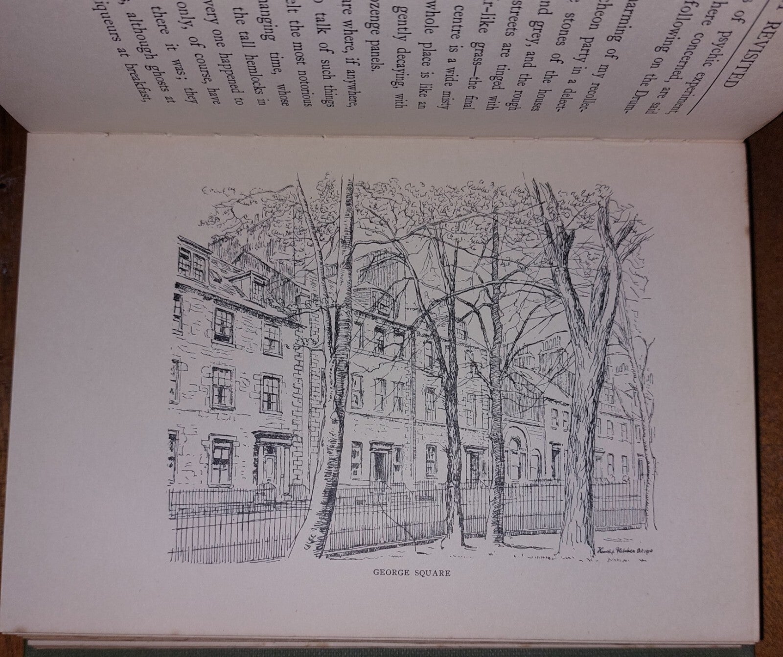 1913 2nd EDITION EDINBURGH REVISITED JAMES BONE & HANSLIP FLETCHER HARD COVER VG19