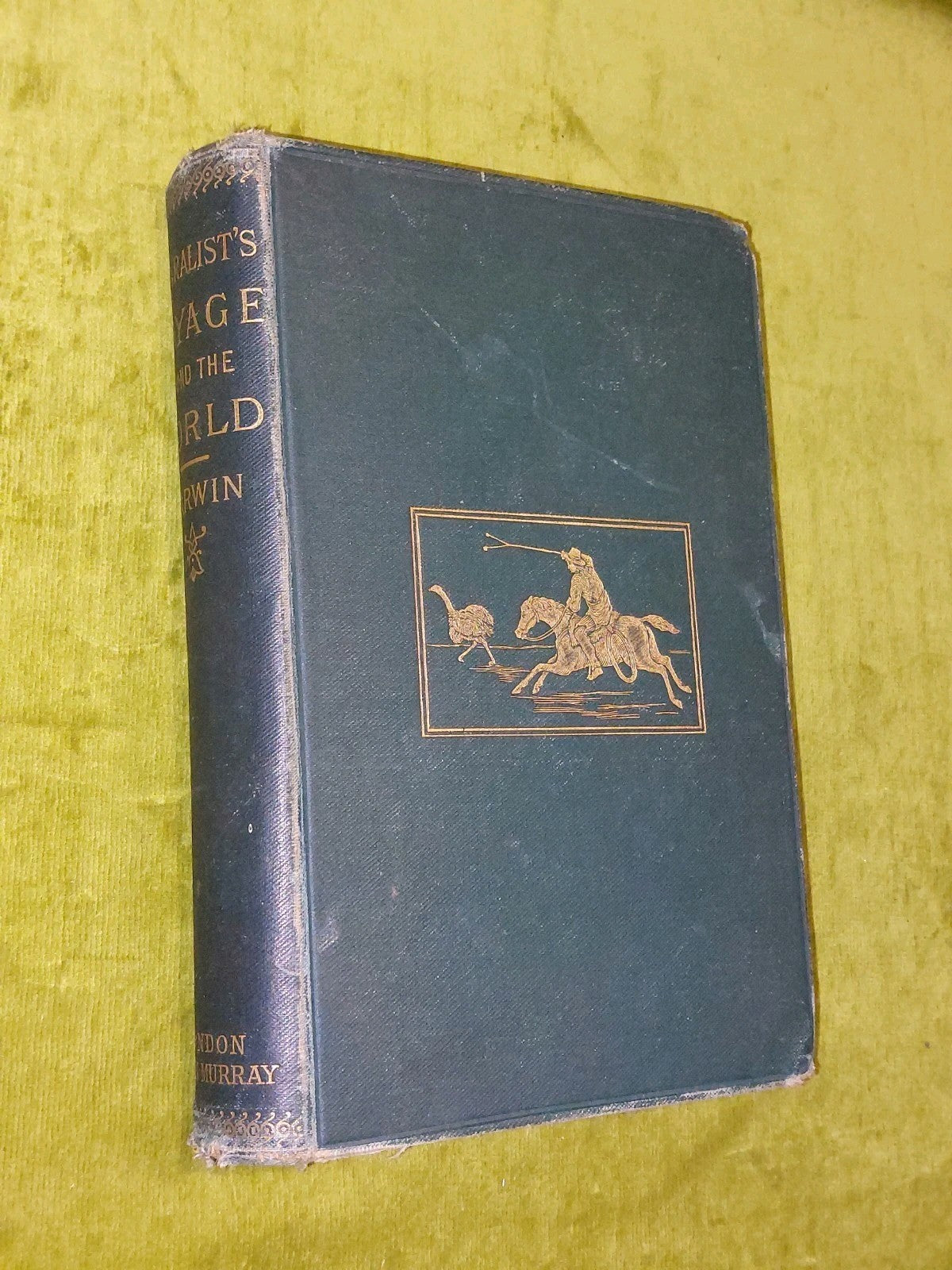 CHARLES DARWIN NATURALIST'S VOYAGE AROUND THE WORLD 1890 EDITION2