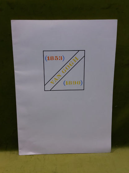 Stichting Vincent Van Gogh Centenery Herdenkingsjaar 1990 Lawrence Weiner0