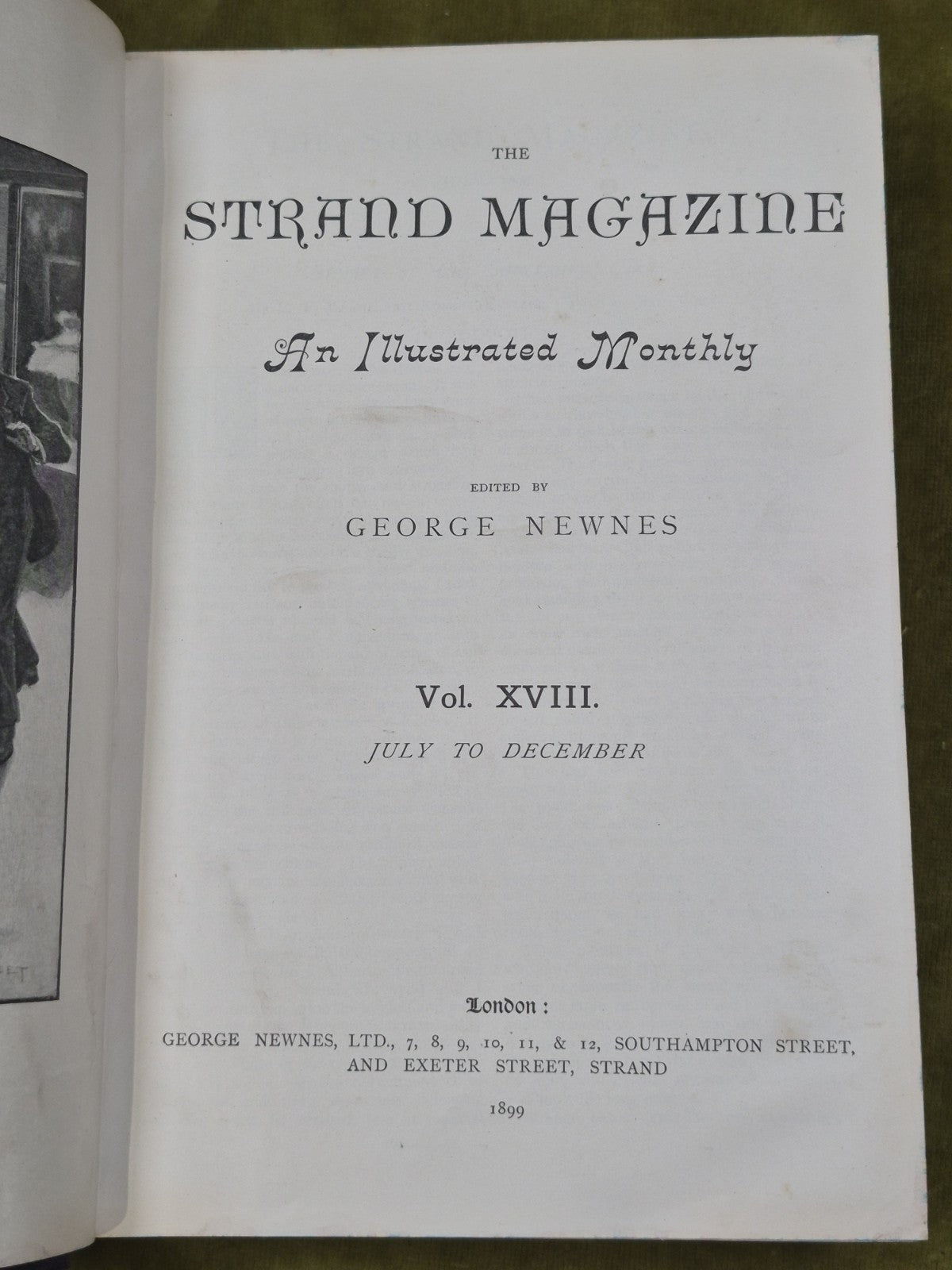 Strand Magazine 1899 XVIII Vol 18 Leatherbound 5