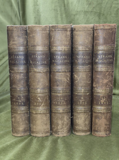 The Strand Magazine Set 1894 - 1896 Arthur Conan Doyle Jules Verne0