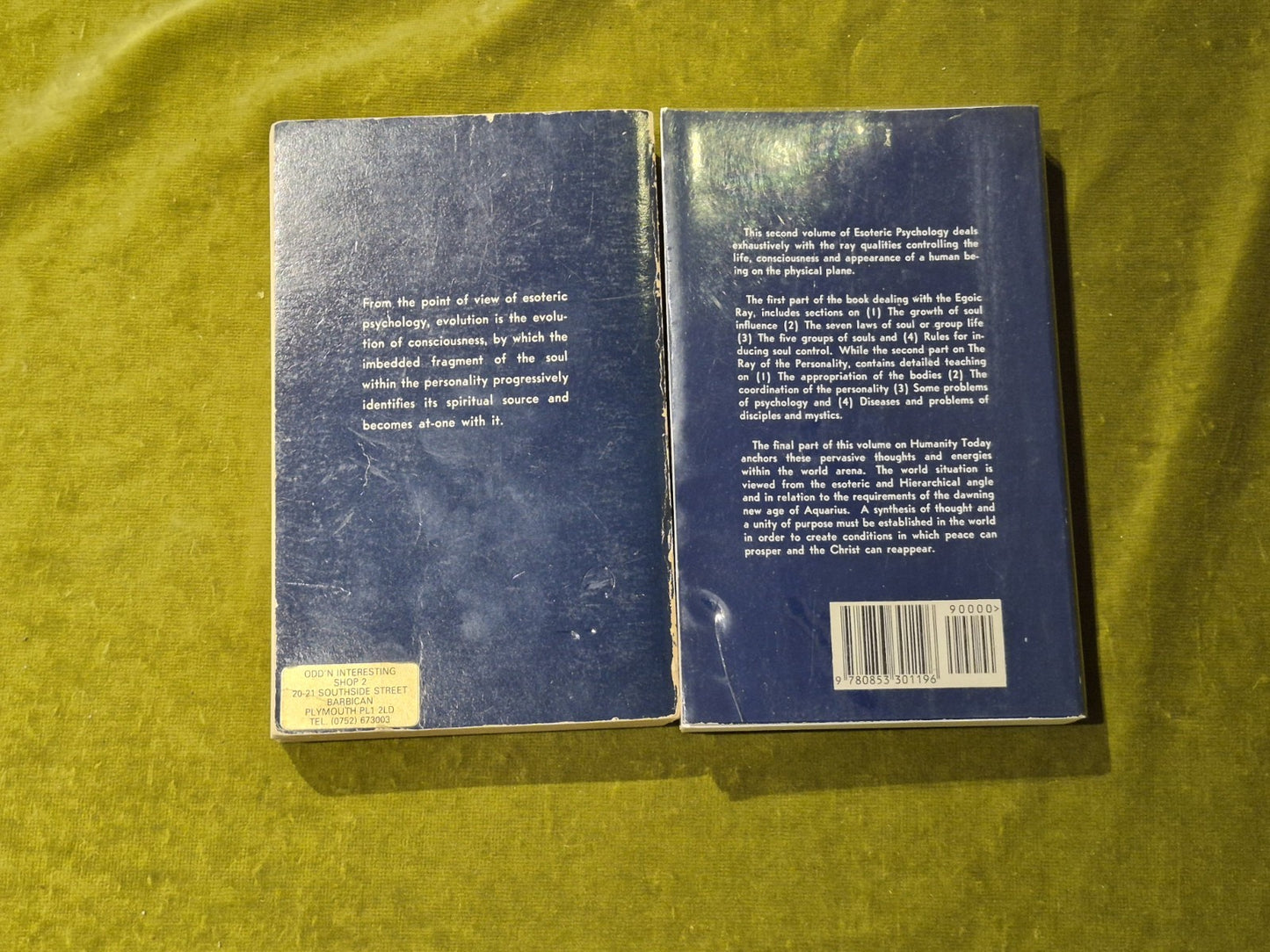 Esoteric Psychology 1 & 2 by Alice A Bailey - Lucis Paperbacks1