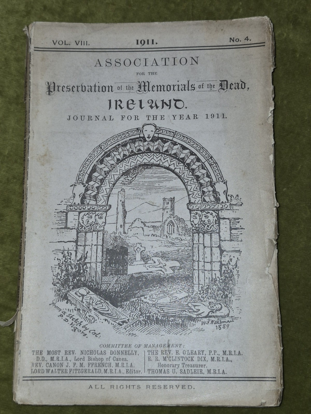 Ireland Preservation of the Memorials of the Dead Assorted Issues 1895-1911 0