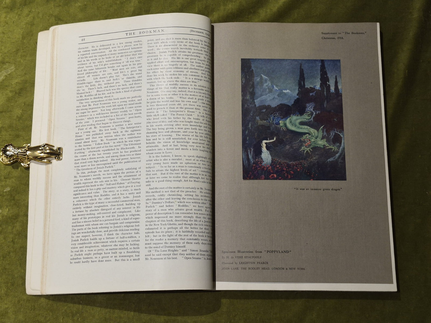 The Bookman Christmas Double Number 1914 - Hodder & Stoughton original PB6