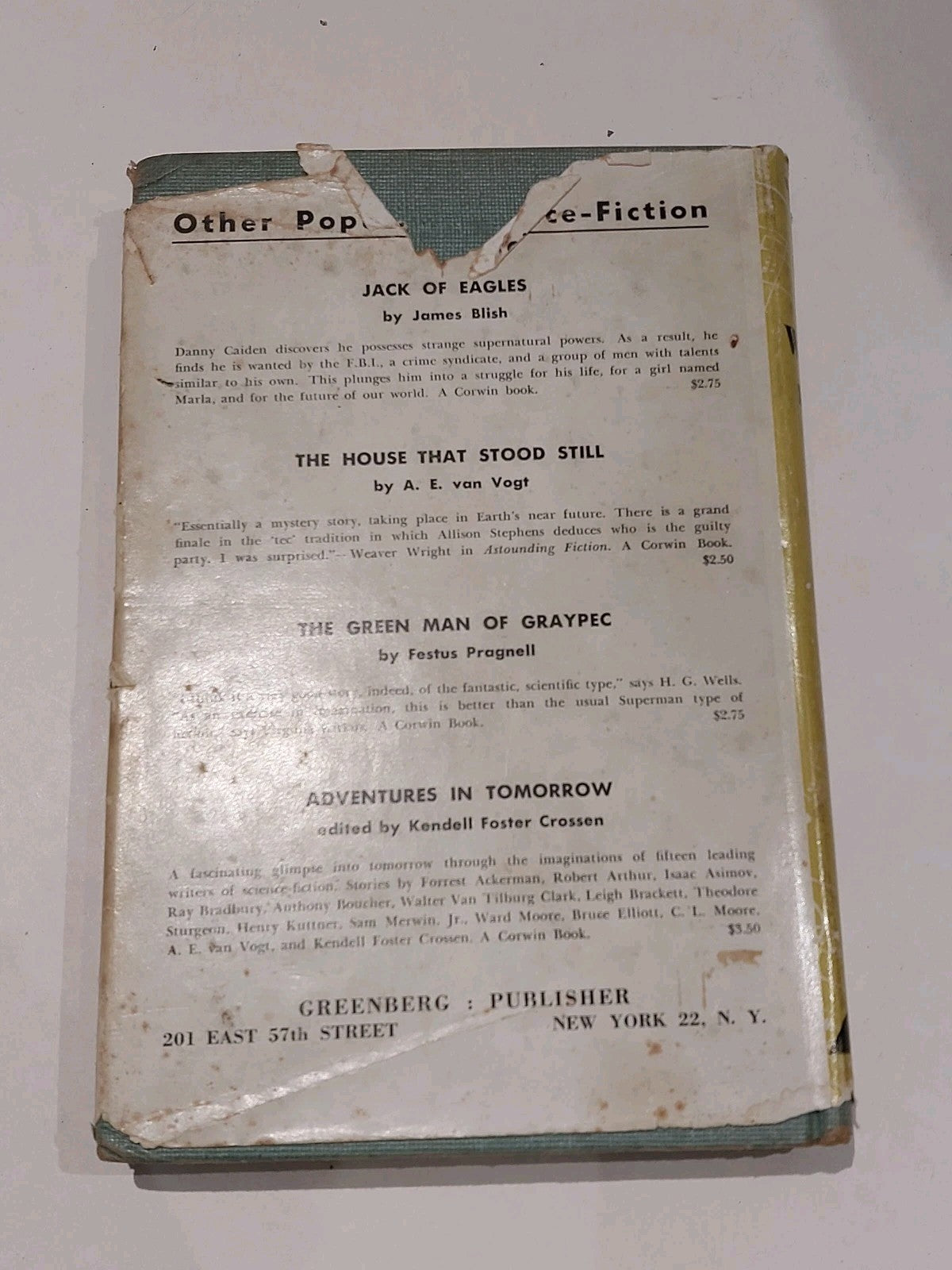 The Weapon Makers by A.E. van Vogt 1st Ed (1952) Hb With DJ 2