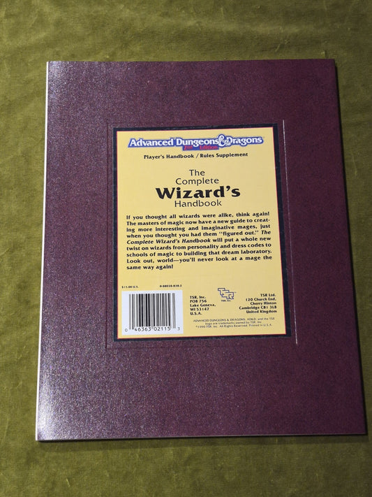 The Complete Wizard’s Handbook Advanced Dungeons & Dragons 2nd Edition 21151