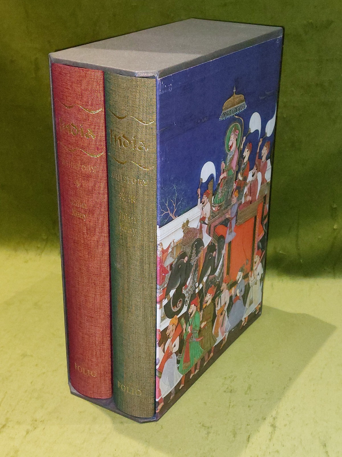 India : A History [2 Volumes] - John Keay - Folio Society (2003) Hb Books0