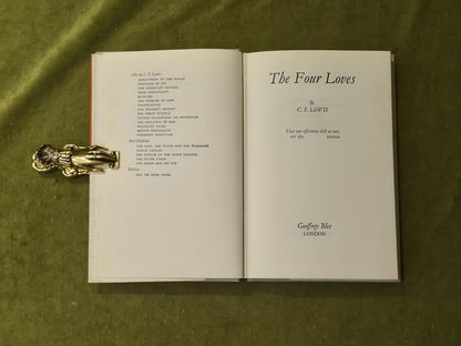 The Four Loves - C S Lewis , Geoffrey Bles , 1960 1st HB DJ3