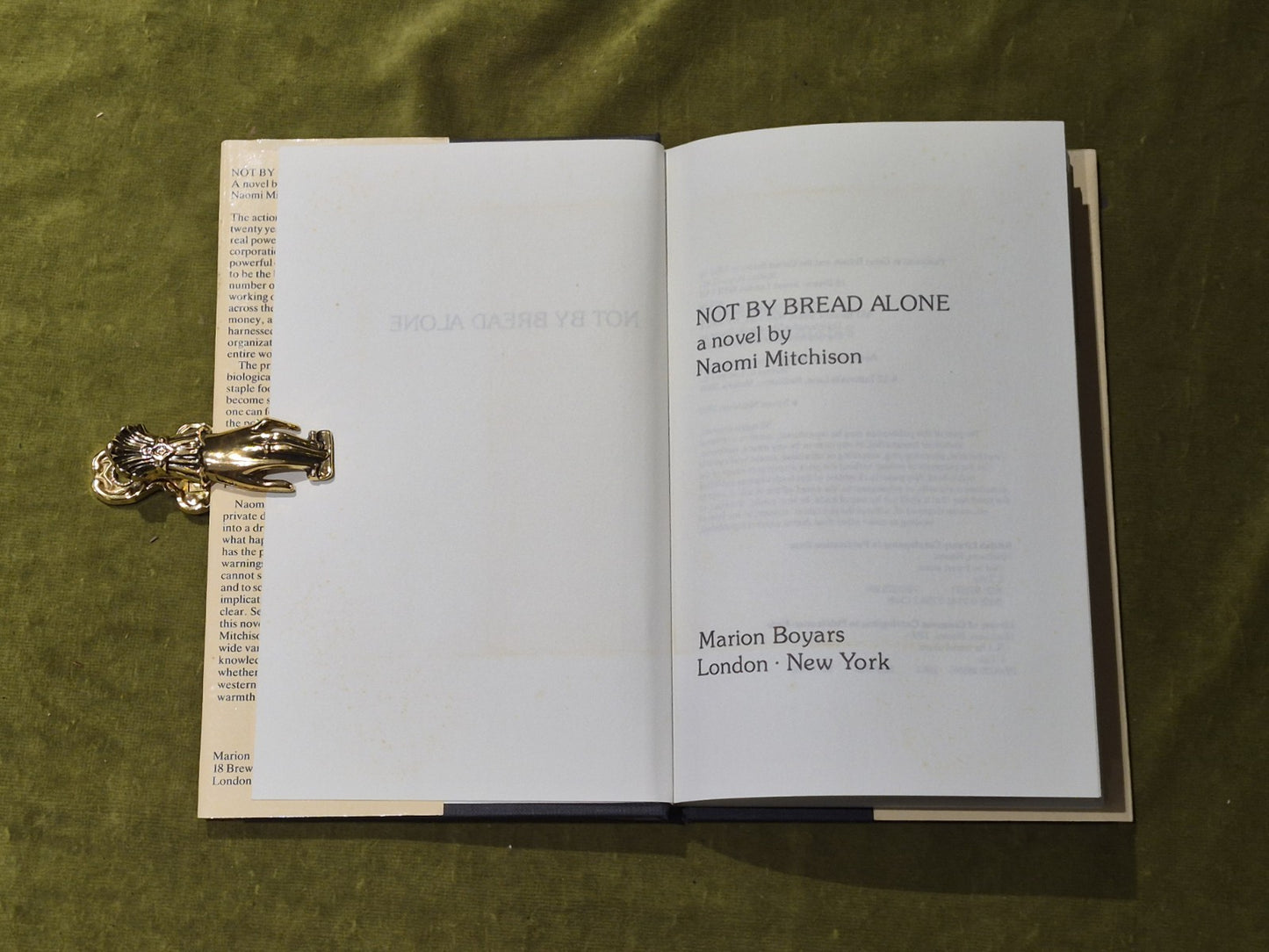 Not by Bread Alone, Naomi  Mitchison, 1st Ed HB DJ3
