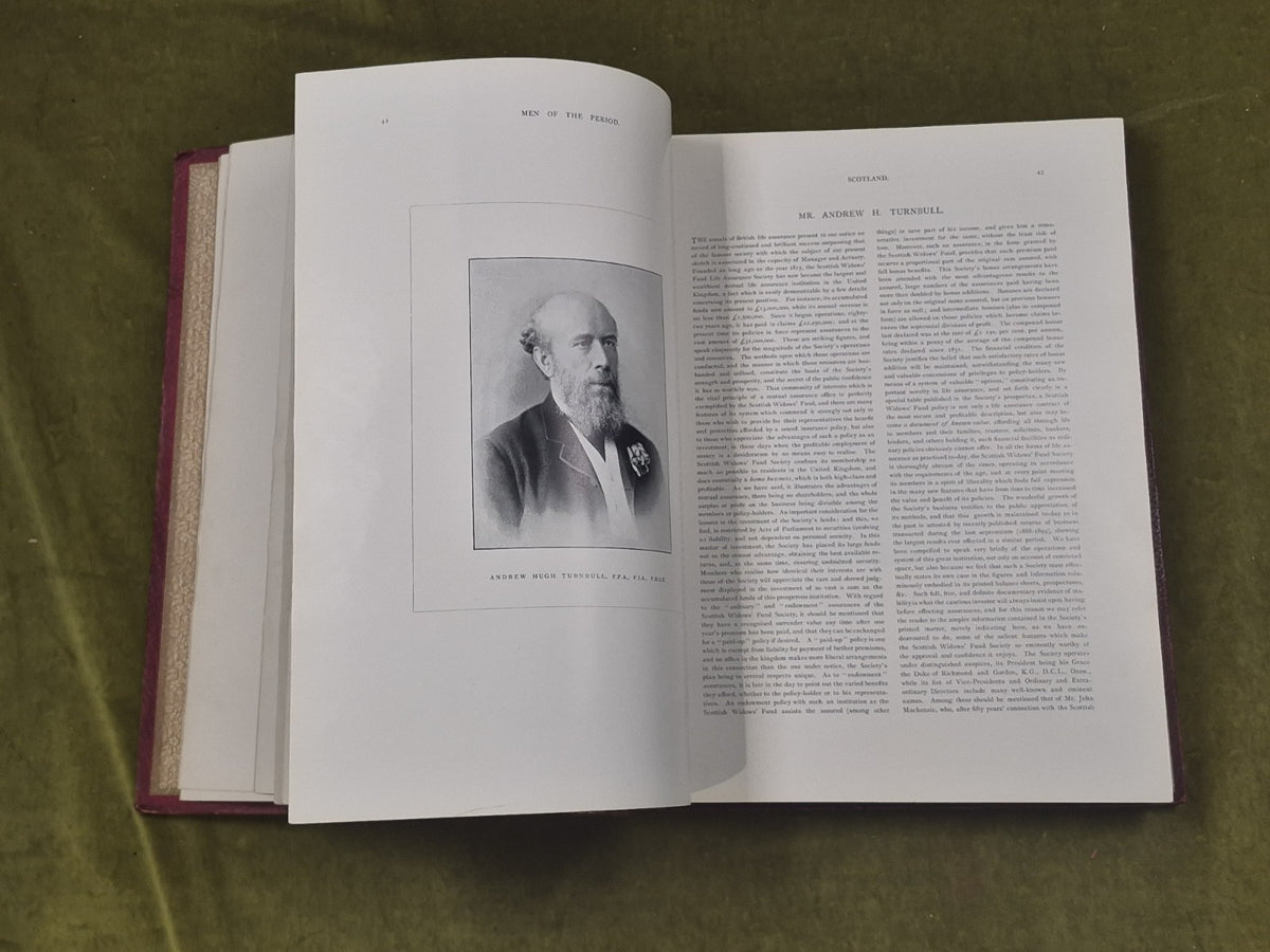 Men of the Period / Scotland - Records of a Great Country 1st 1896 Leather Gilt5