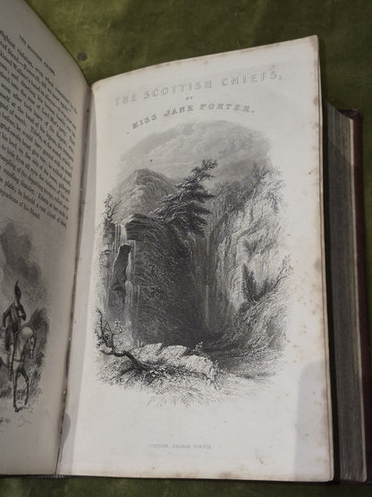 Scottish Chiefs Jane Porter Virtue and Company Complete Two Volumes in One c184012